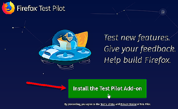 15 incontournables pour les utilisateurs expérimentés des onglets Firefox 14 Installation de Test Pilot Add on