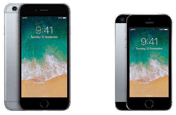 iPhone 6 et iPhone SE