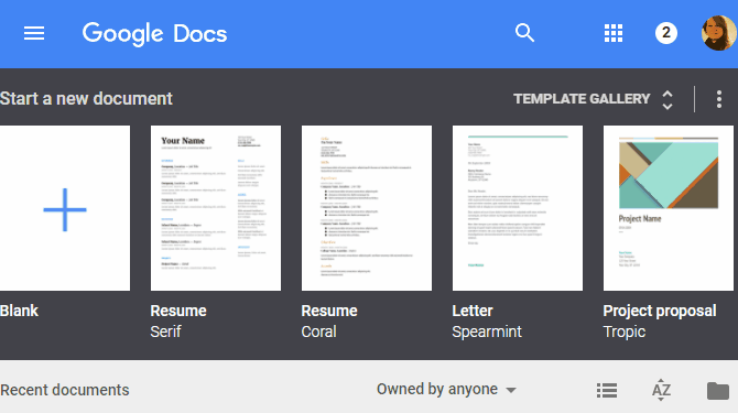 Créer un Google Doc