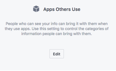 Conseil de confidentialité Facebook: Comment limiter le partage de vos données avec des tiers? FB Apps Autres
