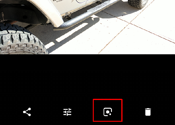 Icône Google Lens Google Photos