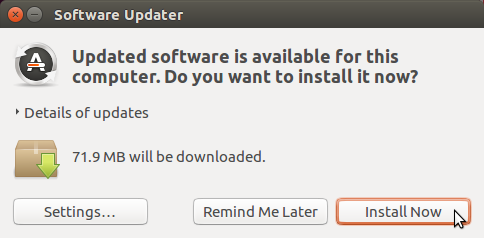 Installer les mises à jour à l'aide de Software Updater dans Ubuntu 16.04
