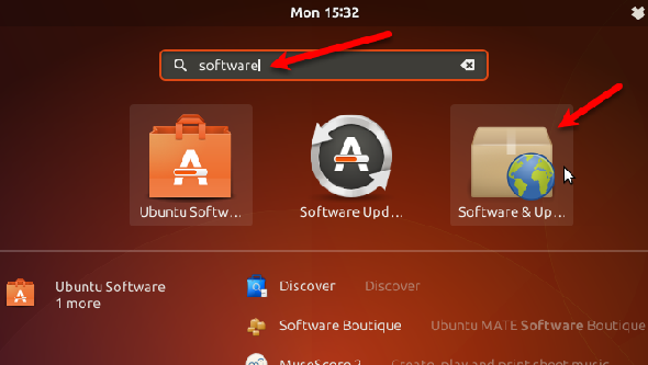 Logiciel ouvert & amp; Mises à jour dans Ubuntu 17.10