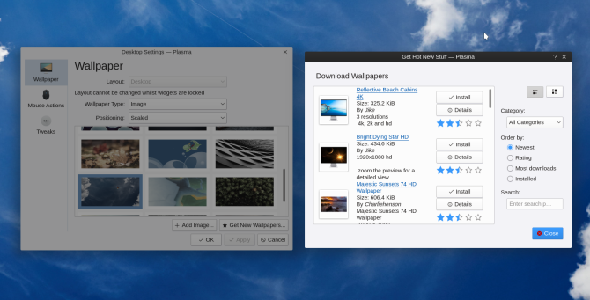Fonds d'écran KDE meilleur bureau sous Linux