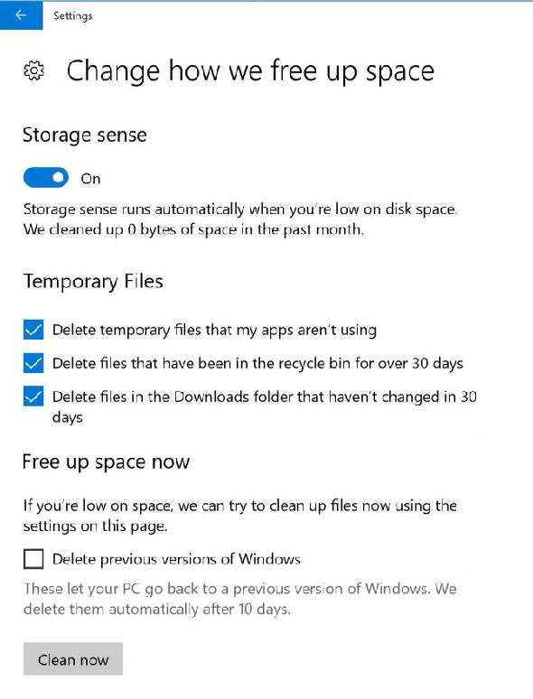 Comment supprimer automatiquement les anciens fichiers du dossier Téléchargements Windows Windows 10 Clean Download Folder e1522254583974