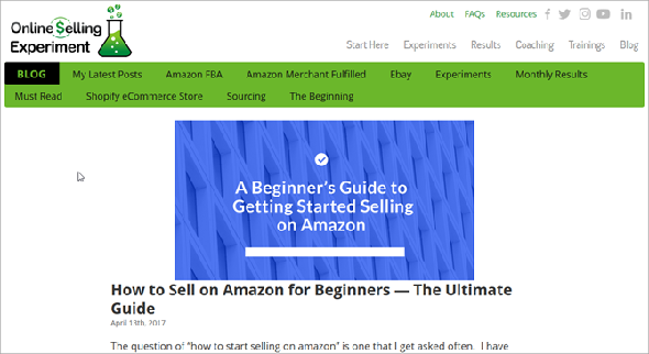 Comment vendre sur l'expérience de vente en ligne Amazon