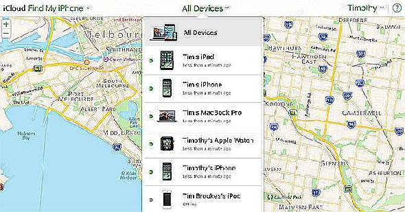 track iphone location Trouvez mon iPhone