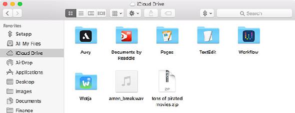 iCloud Drive macOS
