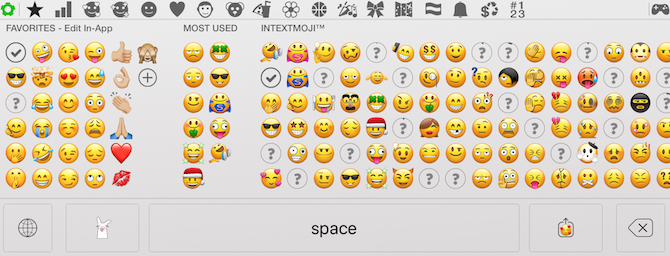 clavier emoji ios Emoji & gt;