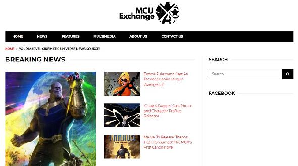 Sites de bandes dessinées MCU Exchange