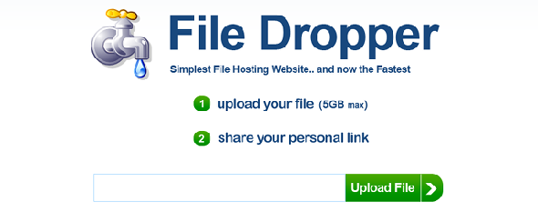 site de partage de fichiers filedropper
