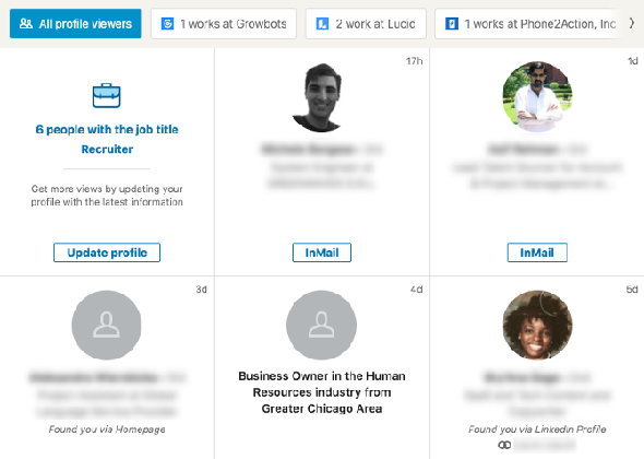 Qui a consulté votre profil dans LinkedIn Premium