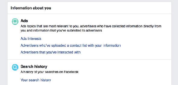 Téléchargement de données d'intérêts sur les publicités Facebook