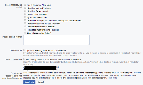 comment supprimer définitivement votre compte facebook