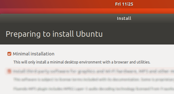 Ubuntu 18.04 LTS permet une installation plus rapide