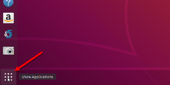 Cliquez sur Afficher l'application dans Ubuntu