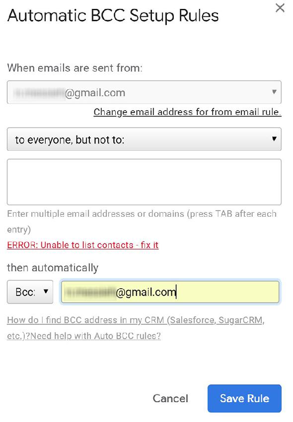 Comment automatiquement CC ou BCC vous-même dans Outlook et Gmail Gmail3