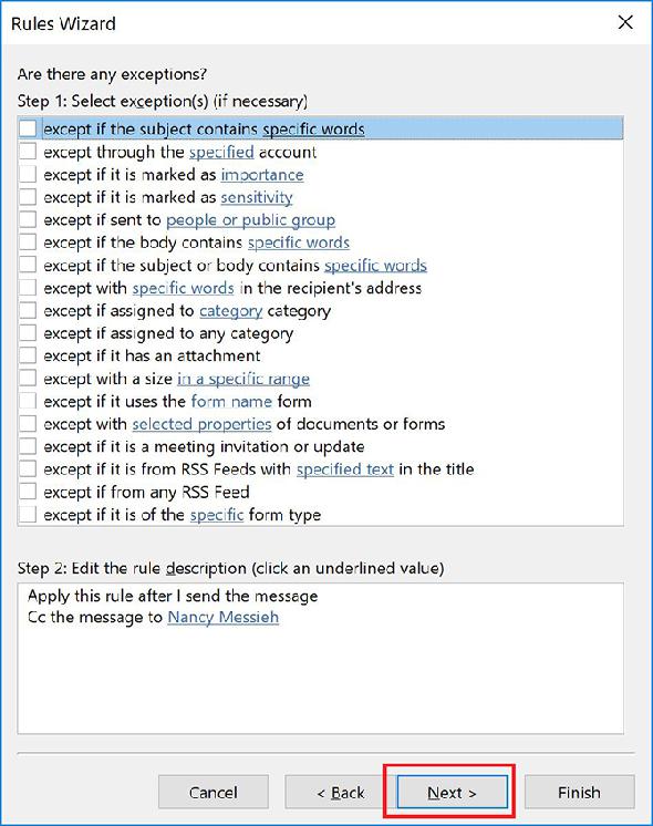 Comment automatiquement CC ou BCC vous-même dans Outlook et Gmail Outlook5