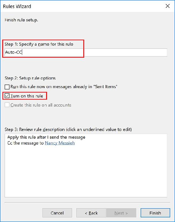 Comment automatiquement CC ou BCC vous-même dans Outlook et Gmail Outlook6
