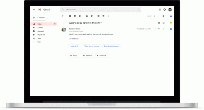 Comment désactiver Gmail's New AI Features (And Why You Should) Gmail Smart Reply e1525211106898
