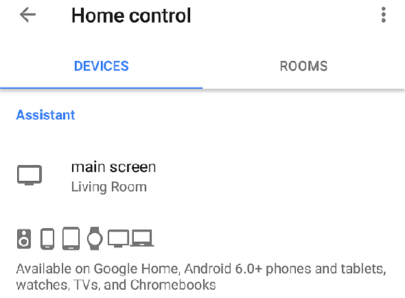 Assistant Google Smart Home Connect