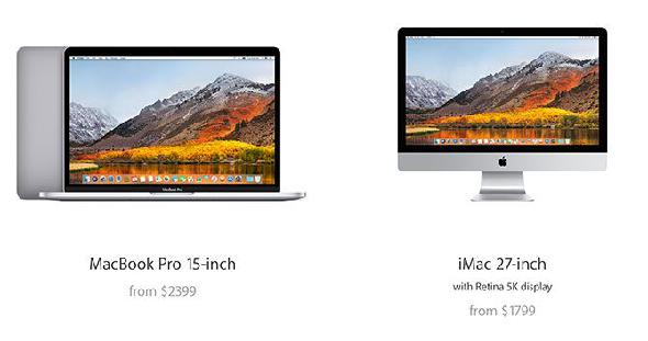 iMac et MacBook Pro
