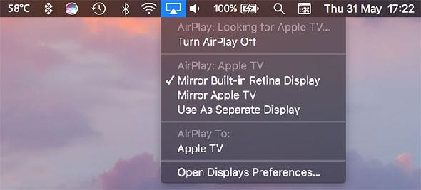 AirPlay sur Mac