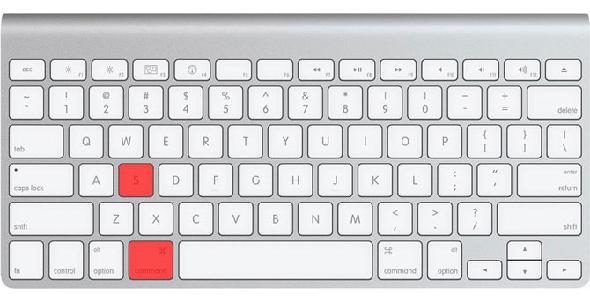 Apple Smart Keyboard Command + S