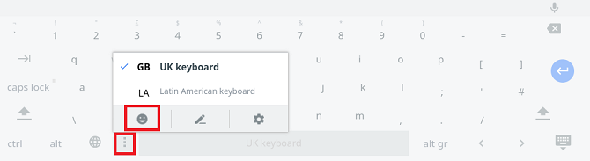 Le Chromebook's on-screen keyboard is a useful accessibility tool and time saver.