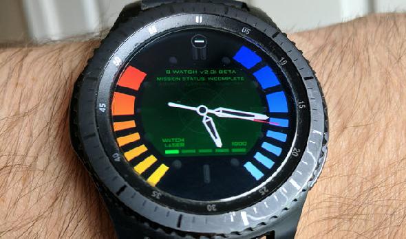 Samsung Gear GoldenEye 007 cadran de la montre