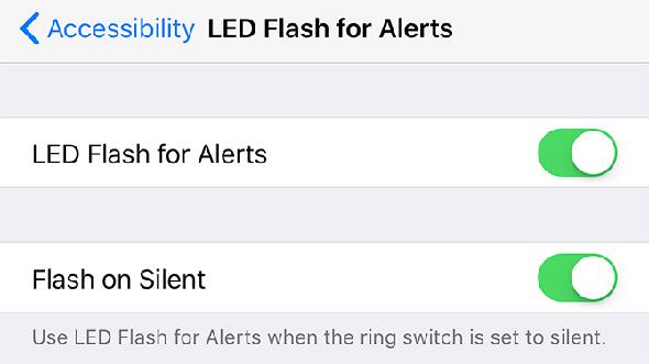 Alerte flash LED