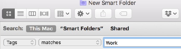 Balises Smart Folder Mac