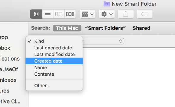 Critères de recherche Mac