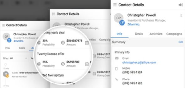 Extension Zoho CRM Gmail