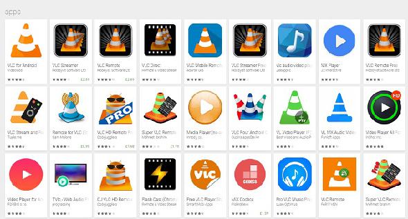 Icônes Google Play Store