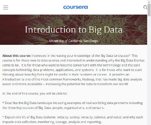 Intro Big Data Coursera