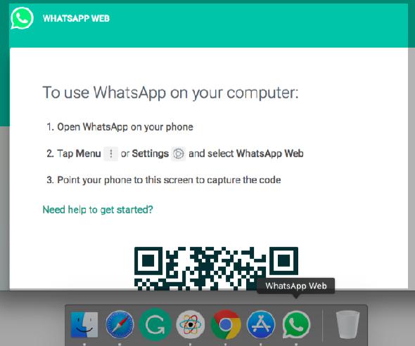 appliquer WhatsApp