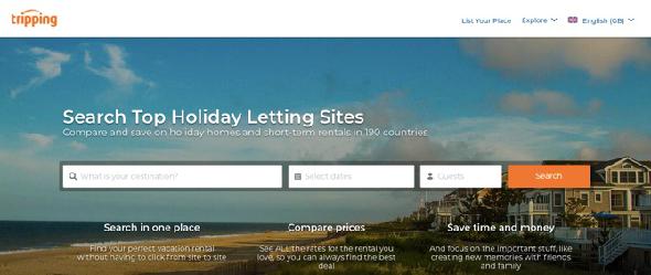 Tripping.com recherche location de vacances