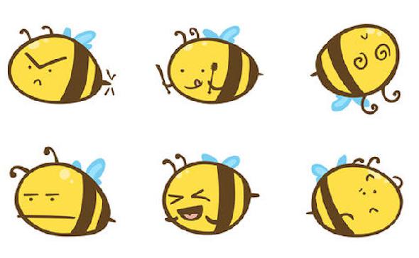 Pack d'autocollants Buzz Bees iMessage