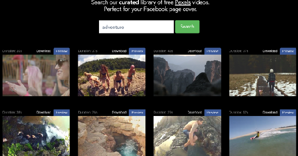 télécharger des vidéos de couverture gratuites pour les pages facebook
