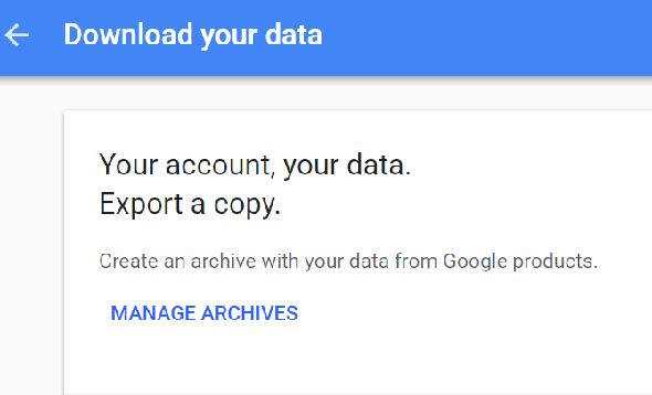 Gmail Téléchargez vos données