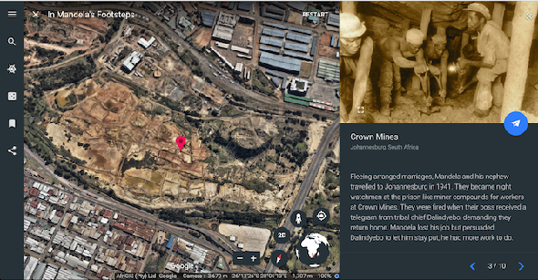 À Mandela's Footsteps Google Earth