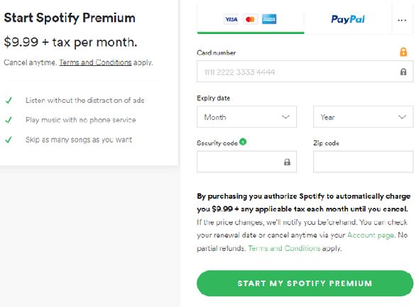 Acheter Spotify Premium