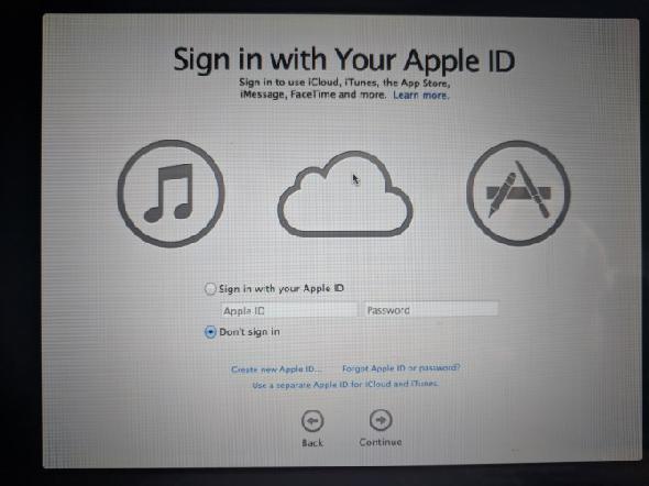 06 macOS Se connecter Identifiant Apple