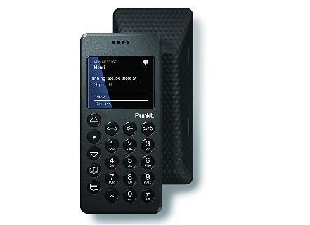 Téléphone Punkt en noir