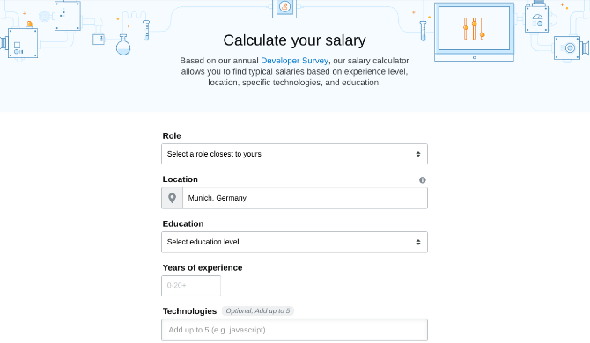 Débordement de pile's salary calculator is a great start to find out what your programming skills are worth