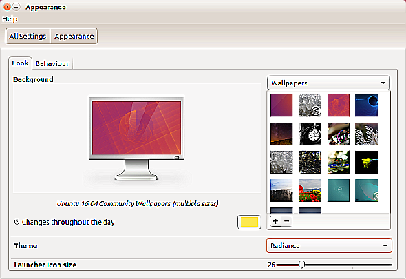 Définir un nouveau fond d'écran dans Ubuntu