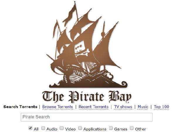 le moteur de recherche torrent pirate bay