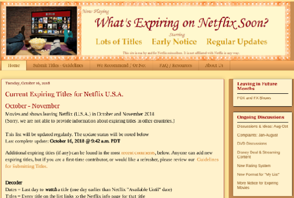 Trouvez des émissions quittant Netflix ce mois-ci avec Quoi's Expiring On Netflix