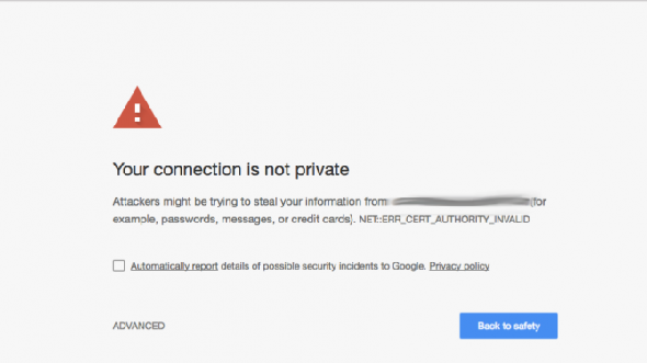 Comment repérer les faux"Evil Twin" Public Wi-Fi Networks Run by Hackers Google Chrome not secure error 670x376